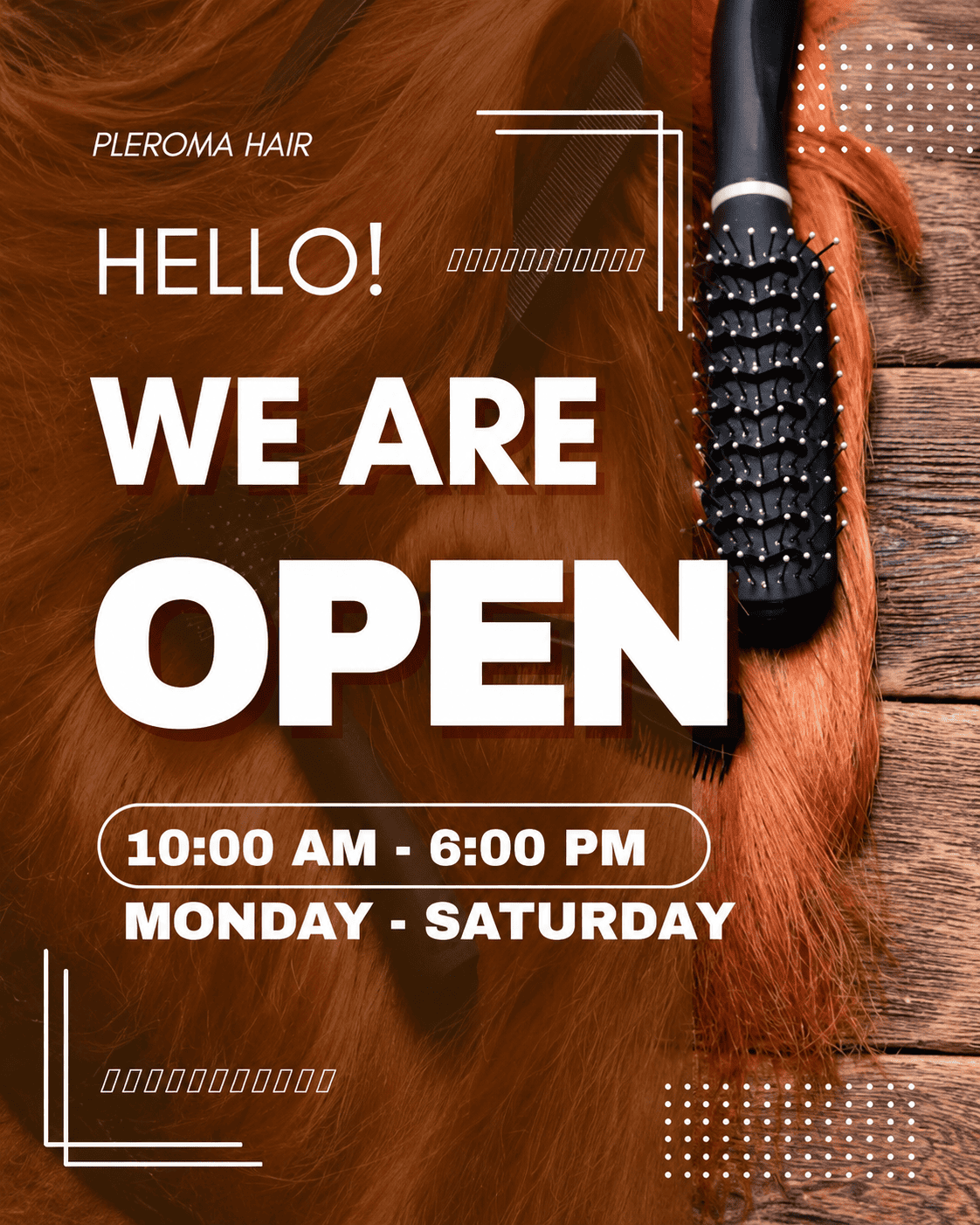 Luxury hair artistry at Pleroma Stores